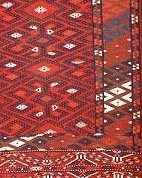 Yomut kilim detail